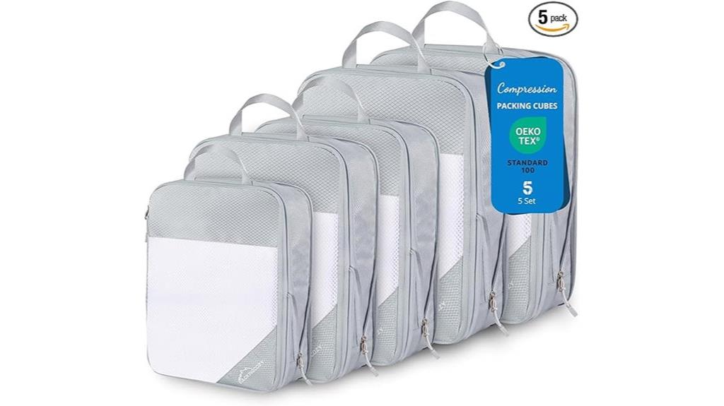 travel packing cube set