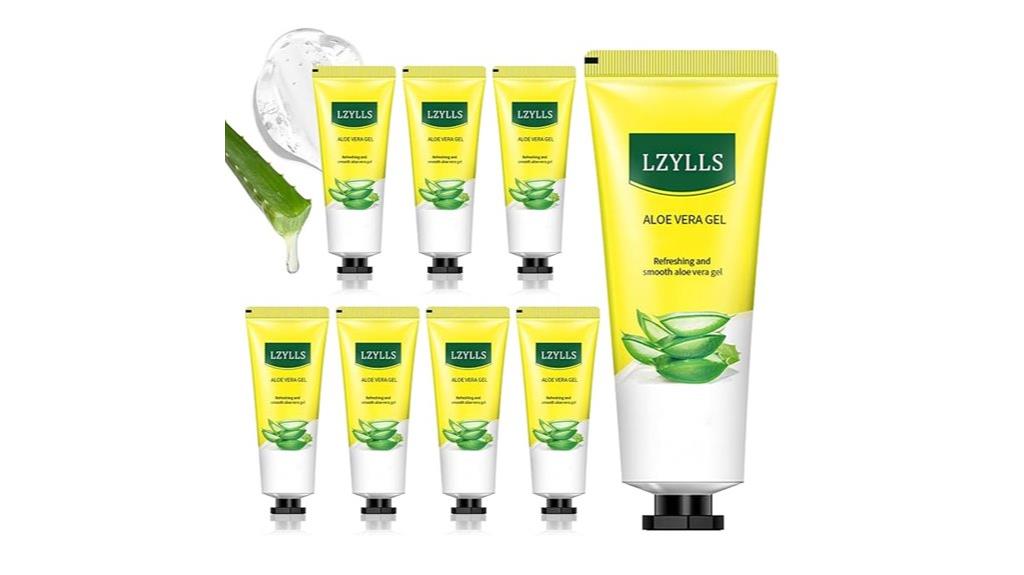 travel sized aloe sunburn relief