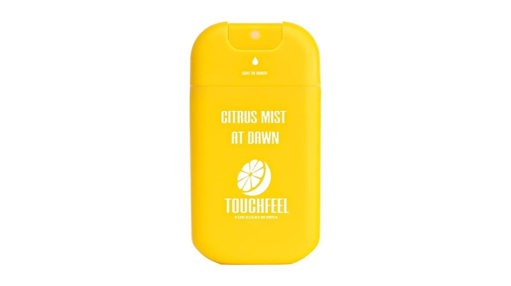 travel sized citrus sanitizer