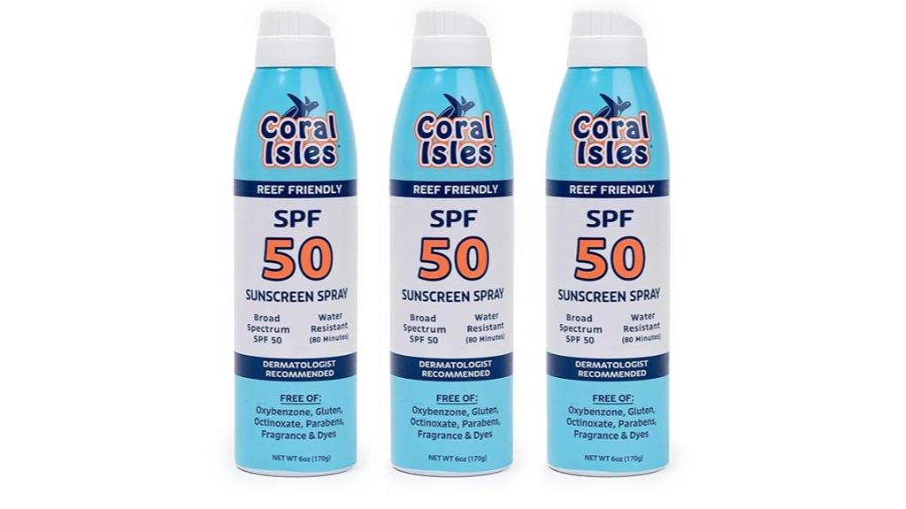 triple pack spf 50 spray