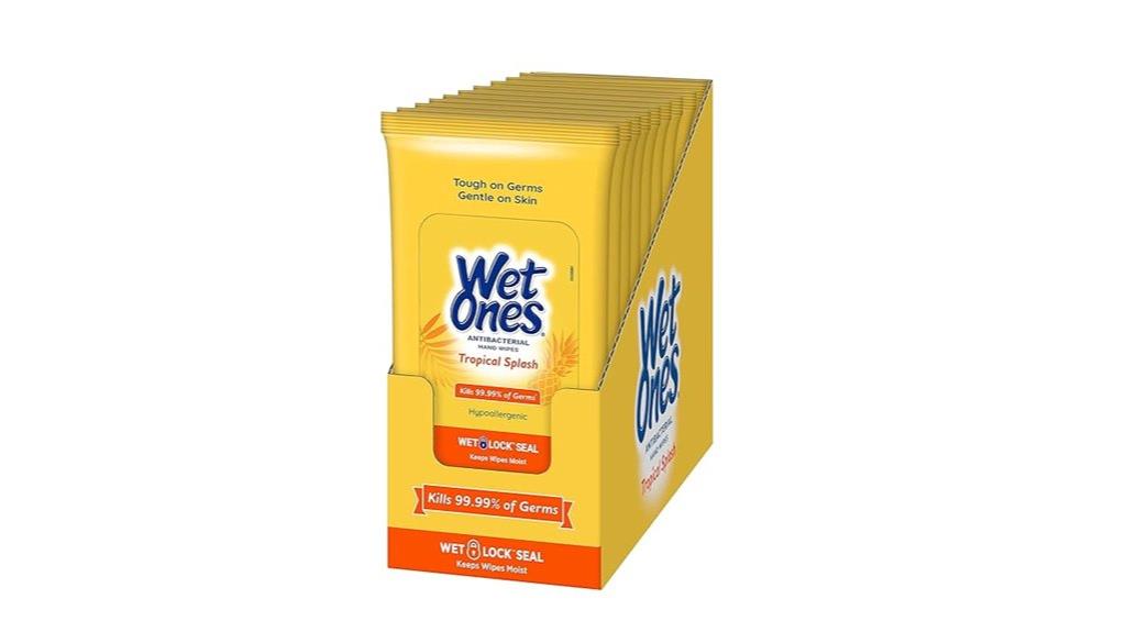 tropical scent hand wipes
