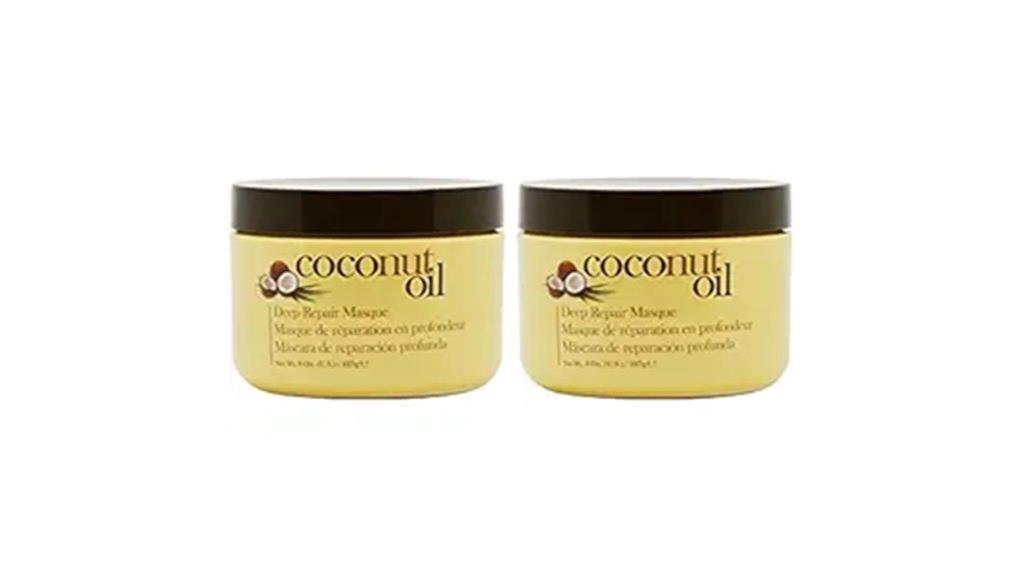 two pack coconut hair masque