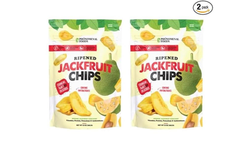 two pack jackfruit chips