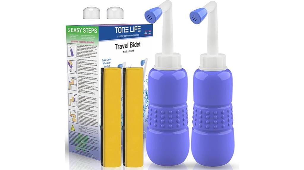 two pack portable bidets