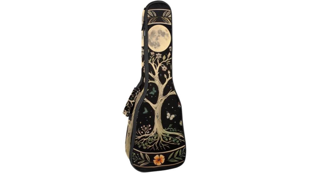 ukulele case with nature design