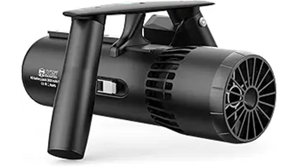 underwater scooter with camera