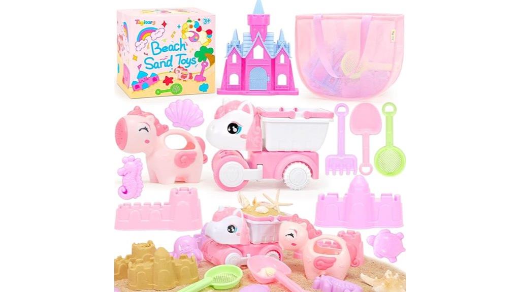 unicorn beach toy set
