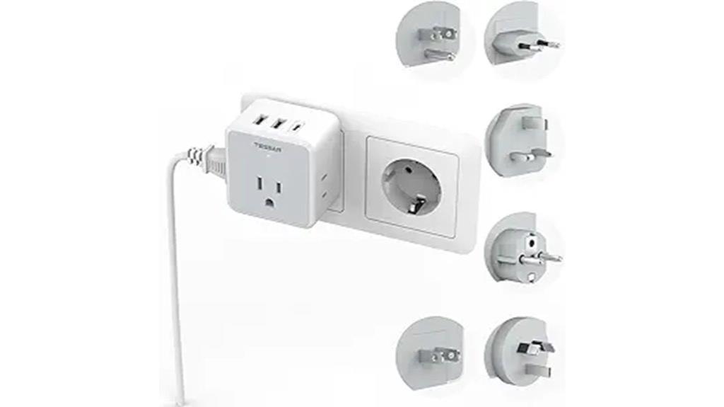 universal travel adapter kit