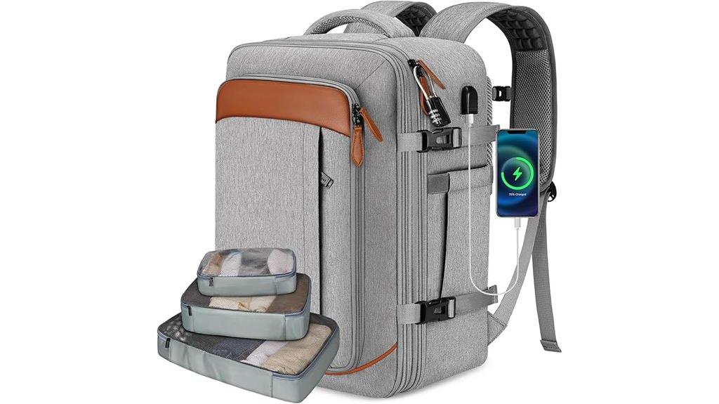 vancropak backpack with packing cubes