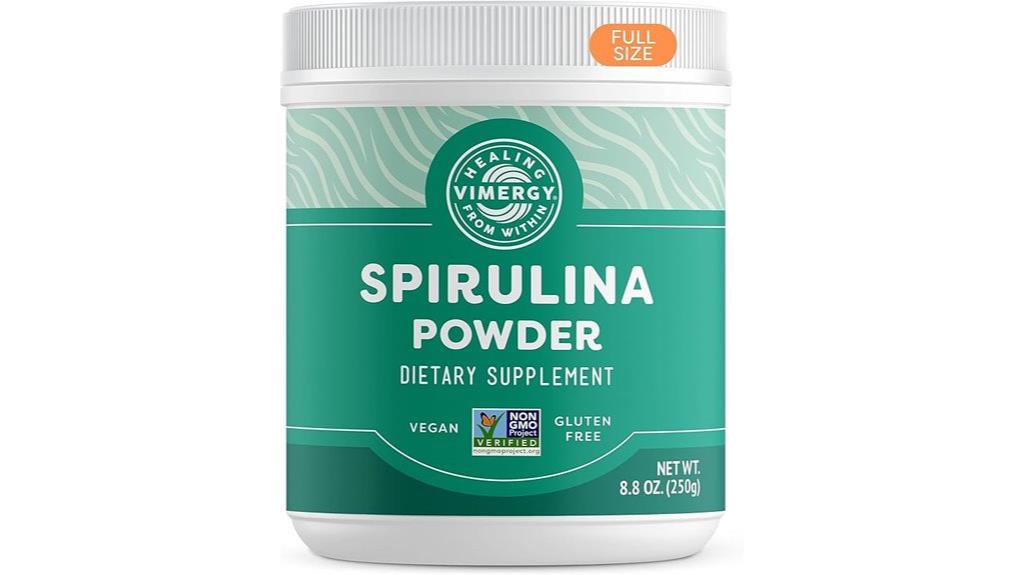 vegan gluten free spirulina powder