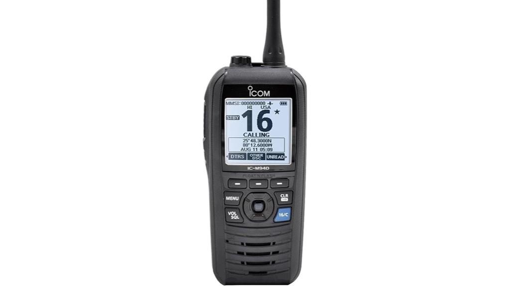 vhf marine radio with dsc