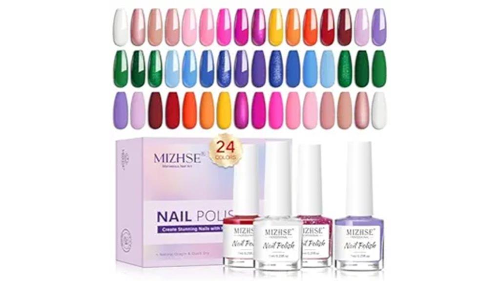 vibrant air dry glitter