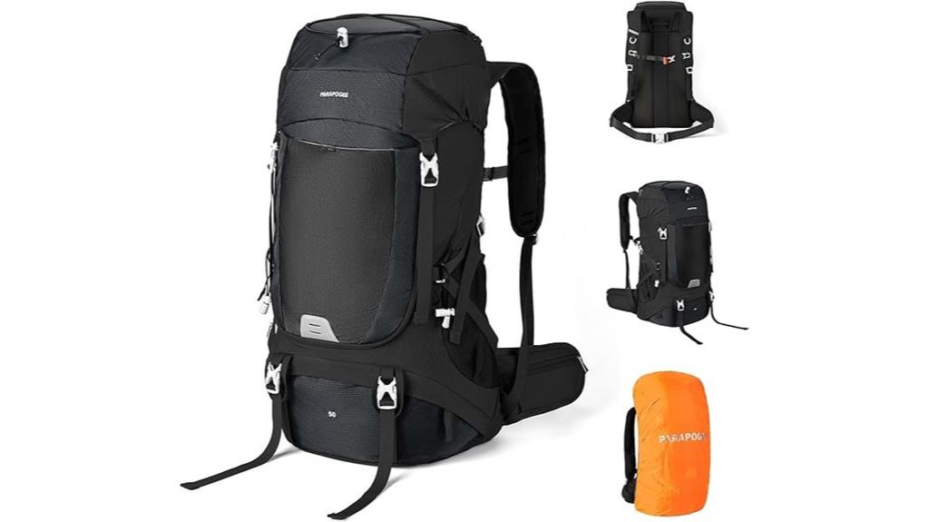 waterproof 50l hiking pack