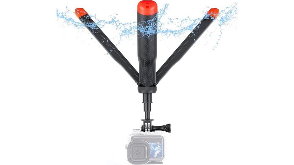 waterproof action camera extension