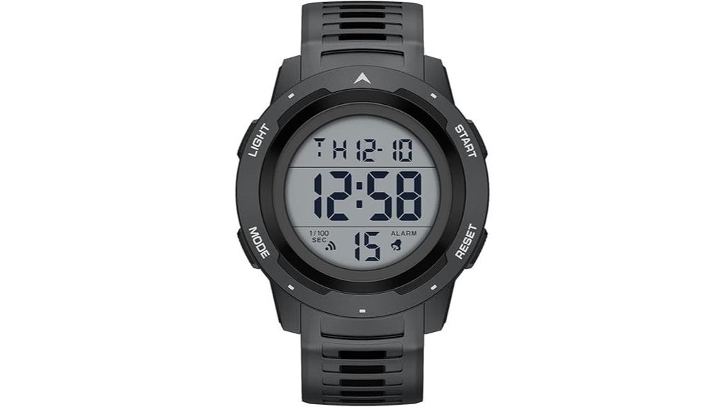 waterproof digital sport watch