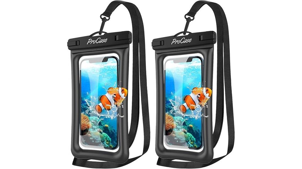 waterproof floating phone pouch