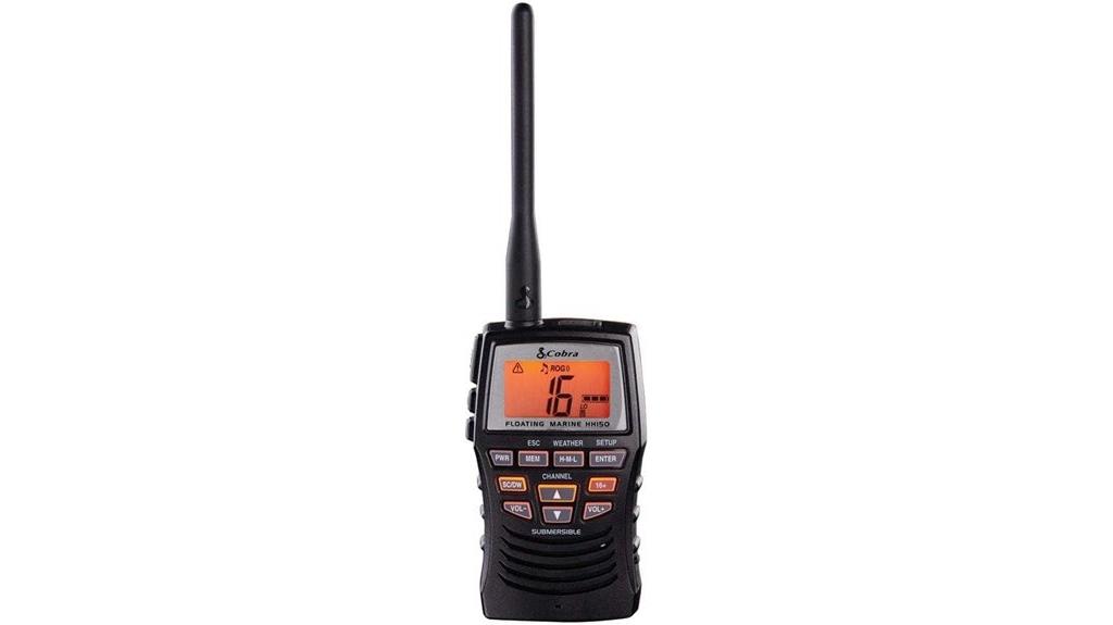waterproof floating vhf radio