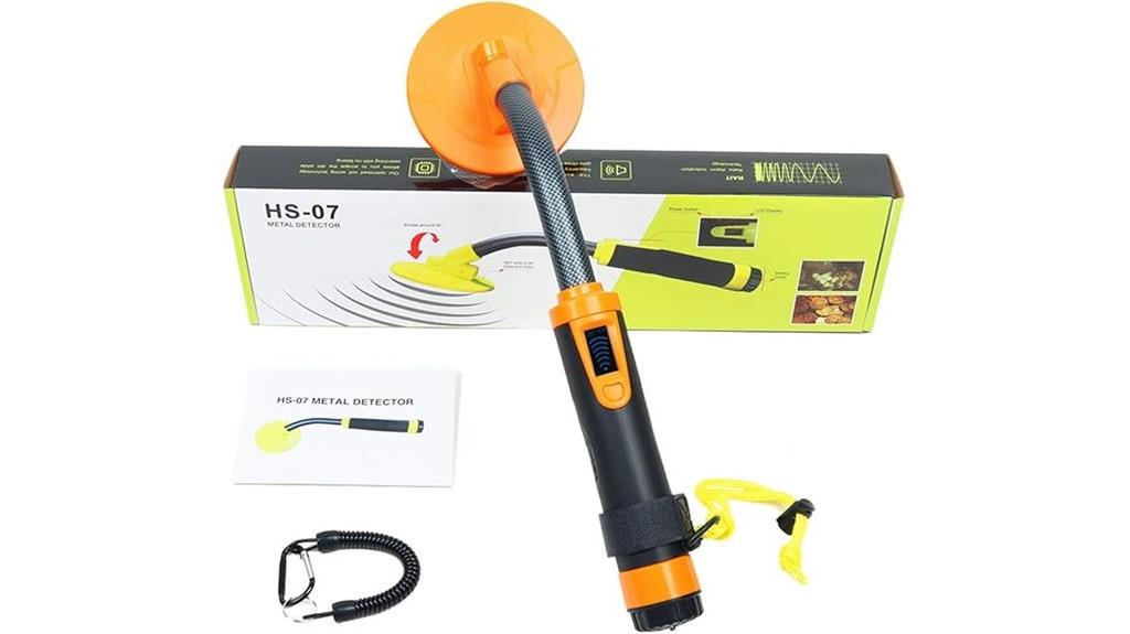 waterproof lcd metal detector
