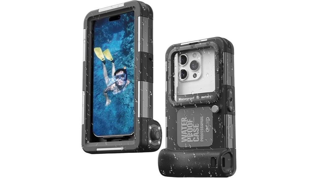 waterproof phone case black