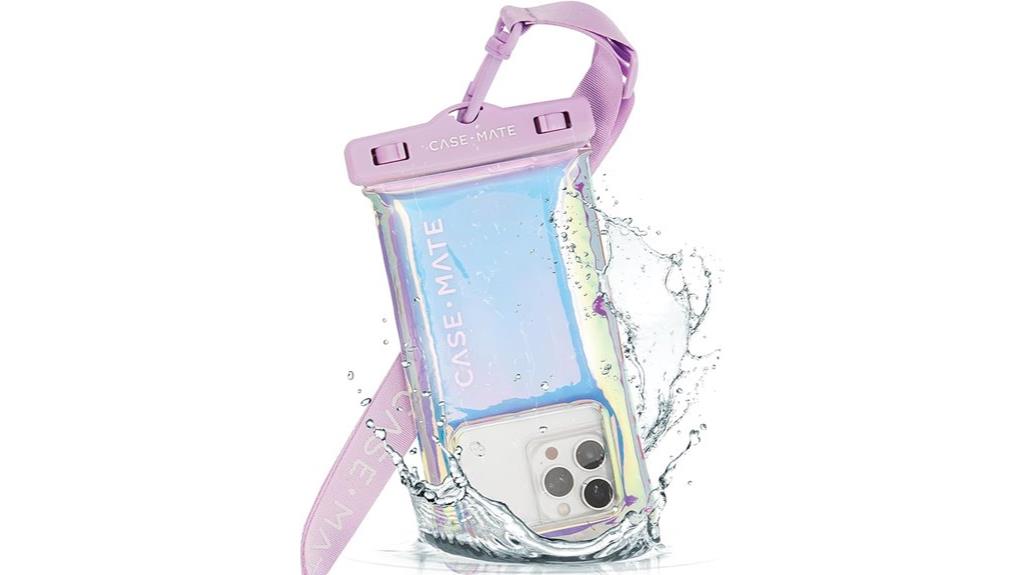 waterproof phone pouch with lanyard