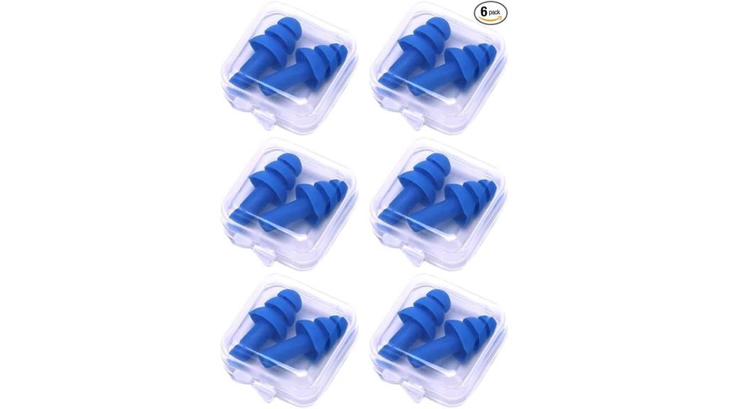 waterproof silicone swimming earplugs