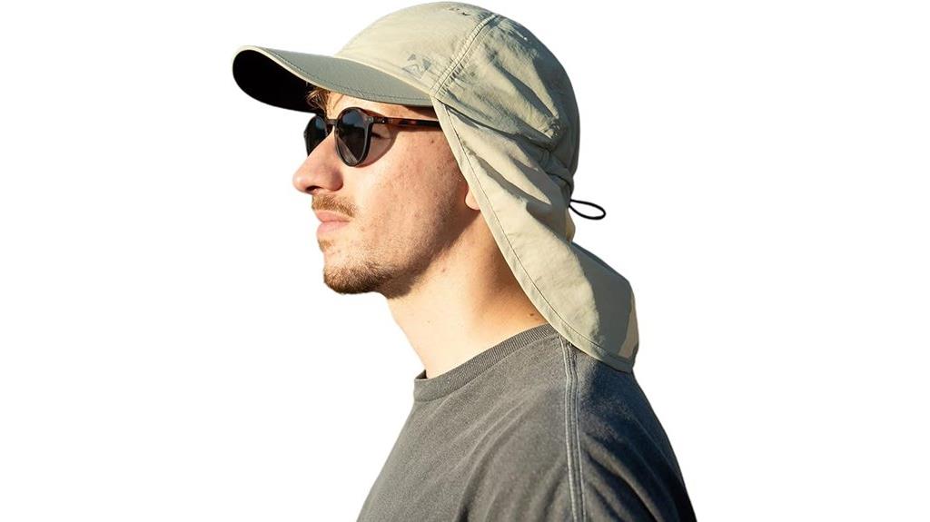 waterproof uv sun cap