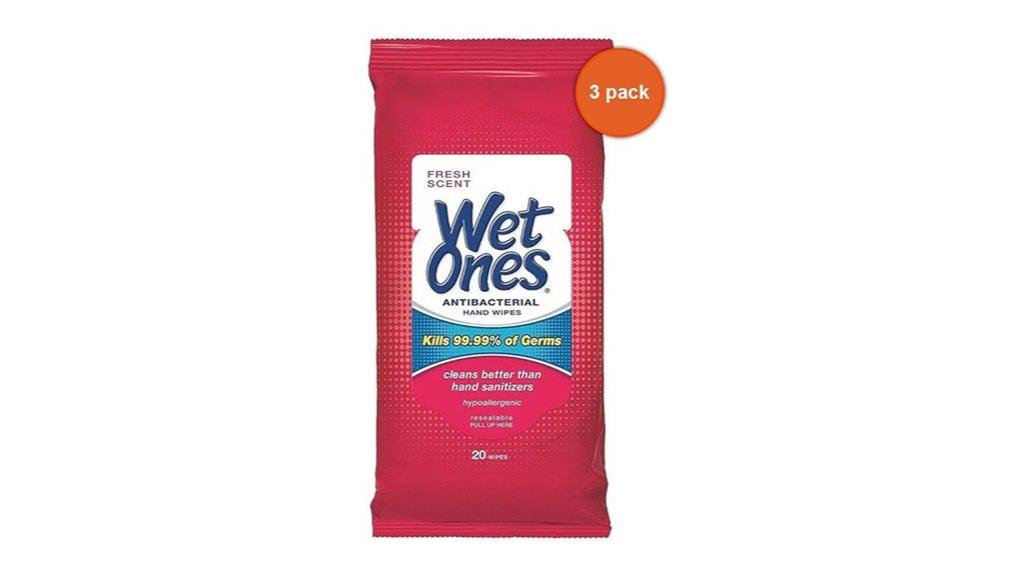 wet ones pack of three