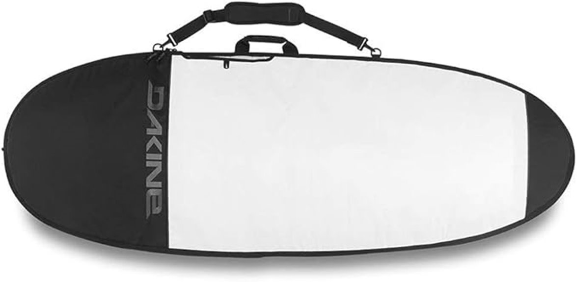white dakine surfboard bag