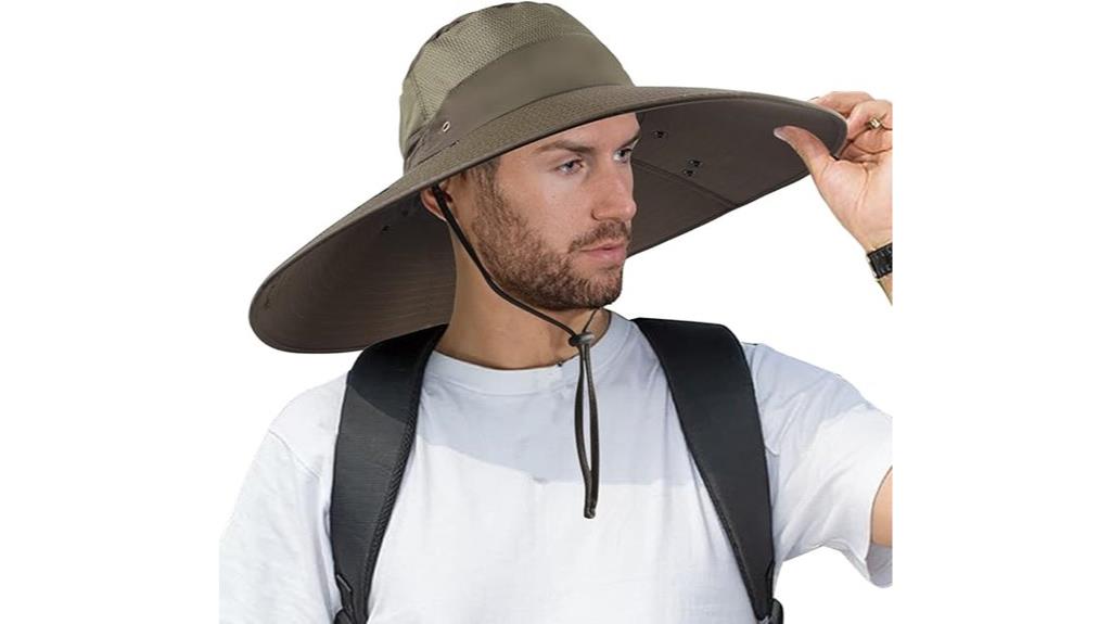 wide brim sun hat