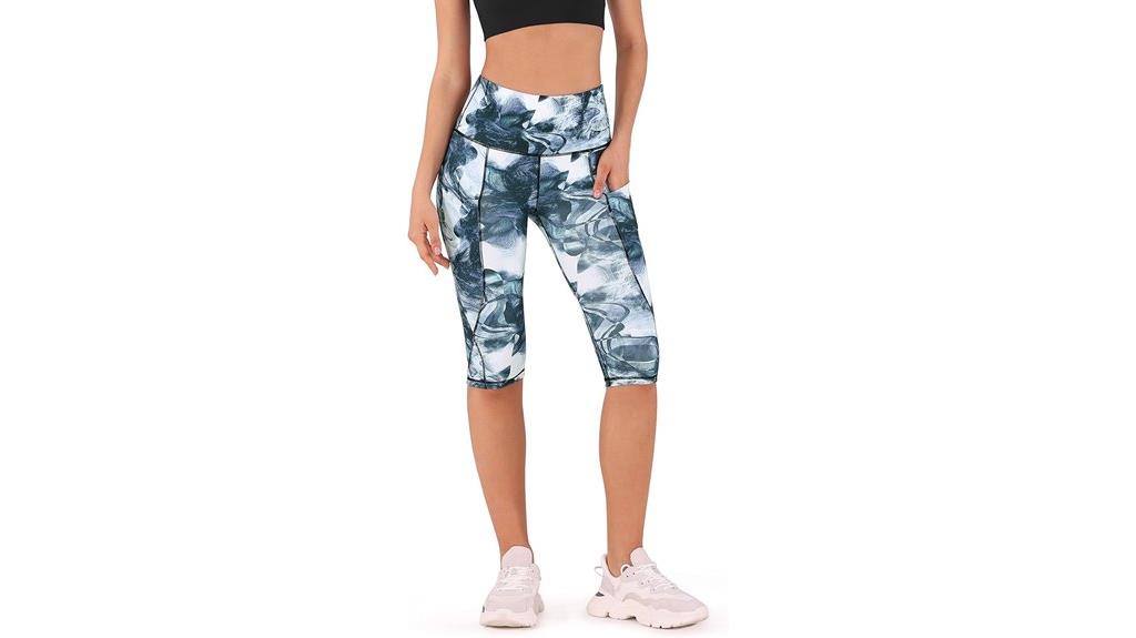 women s high waist yoga capris