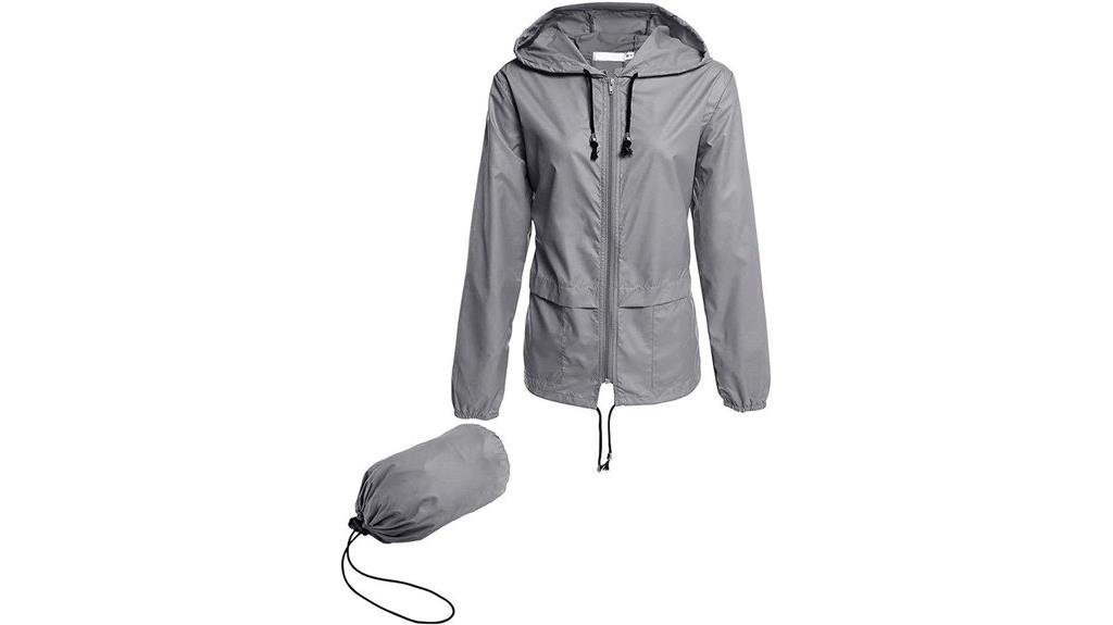women s lightweight waterproof raincoat