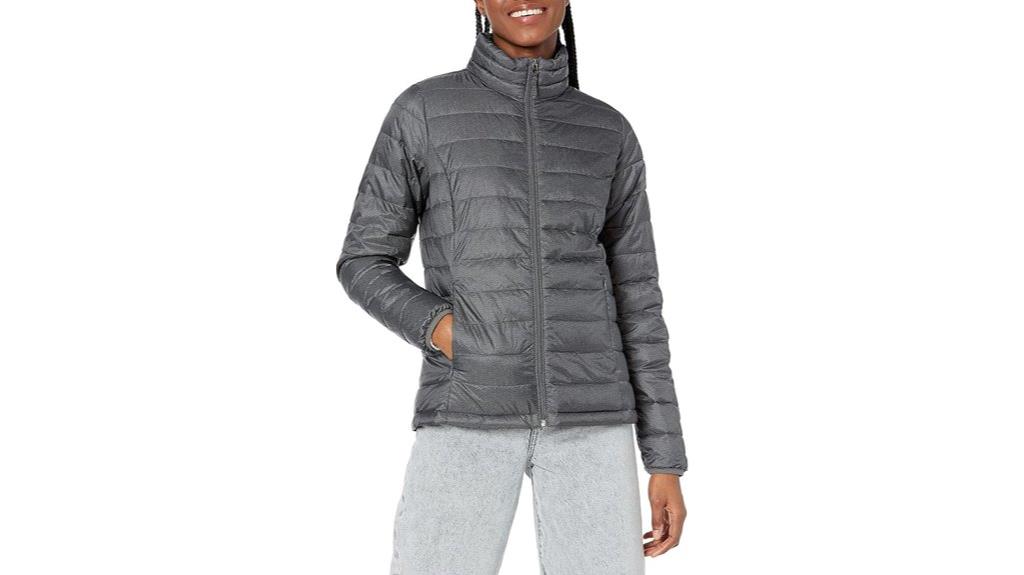 women s packable water resistant puffer