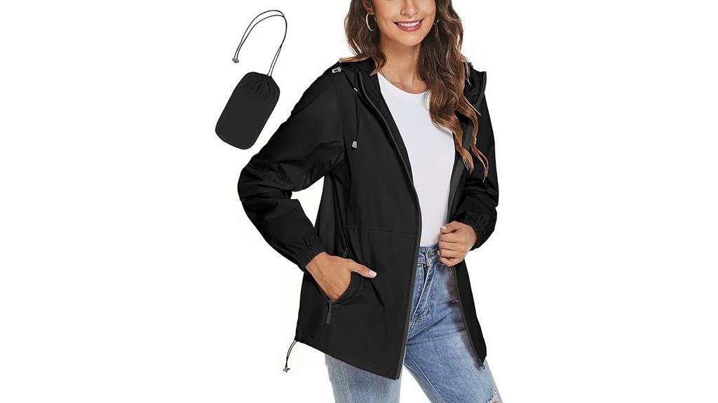 women s waterproof windbreaker jackets