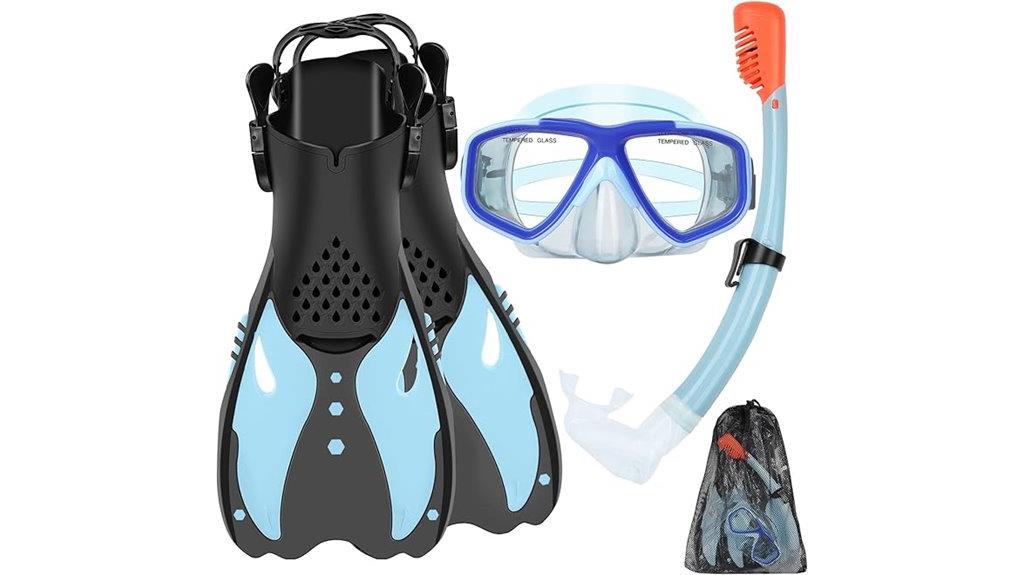 youth snorkeling gear ages