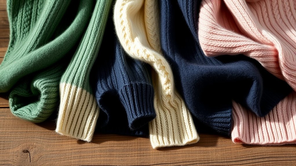luxury cashmere sweaters selection
