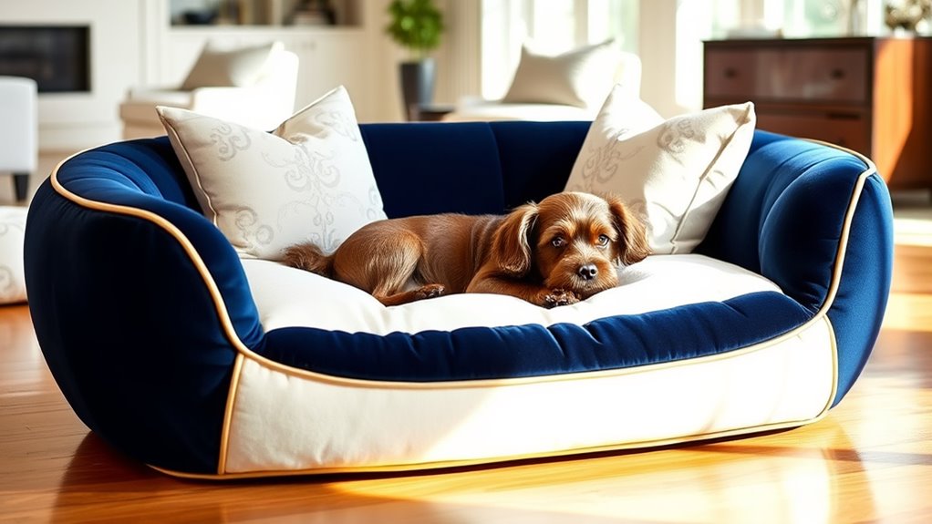 luxury dog beds showcase comfort and style