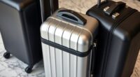 luxury durable travel luggage