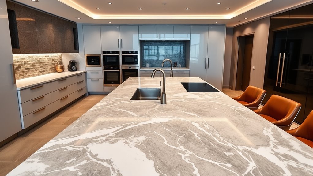 luxury kitchen island ideas