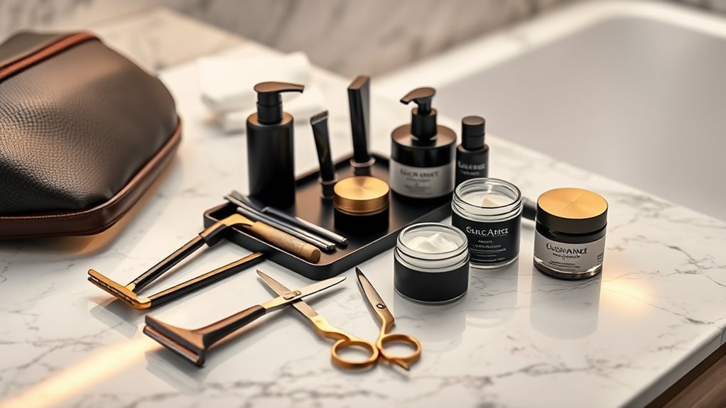 luxury men s grooming sets