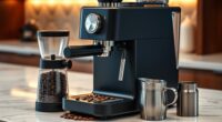 premium coffee machines with grinders