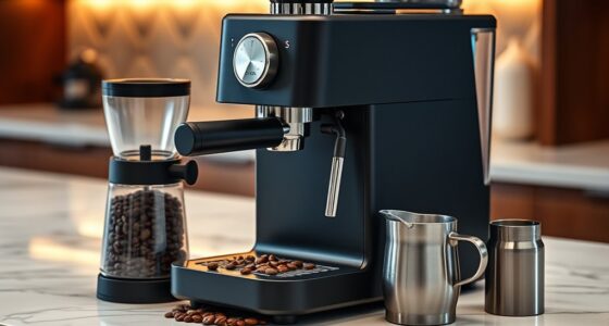 premium coffee machines with grinders