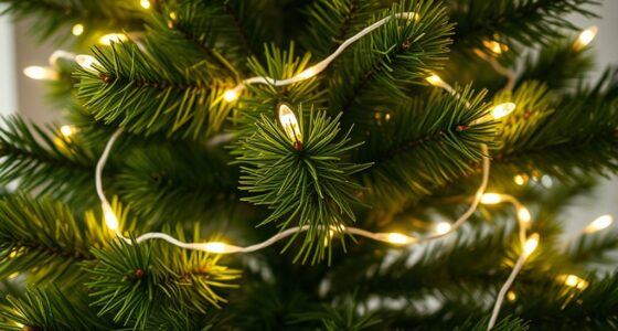 realistic pre lit christmas trees
