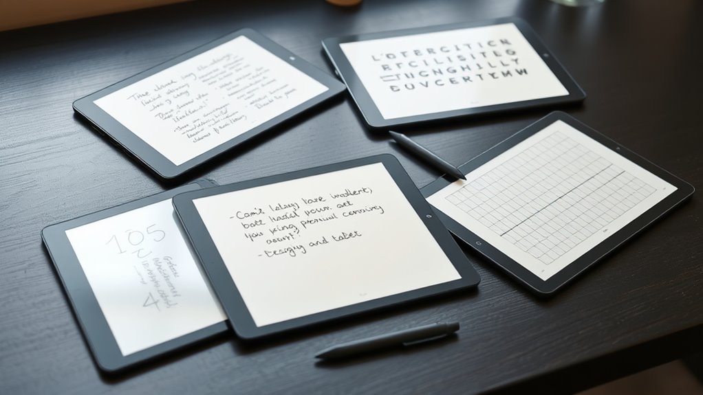 top premium e ink note tablets