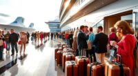 arrive early on embarkation