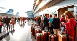 arrive early on embarkation