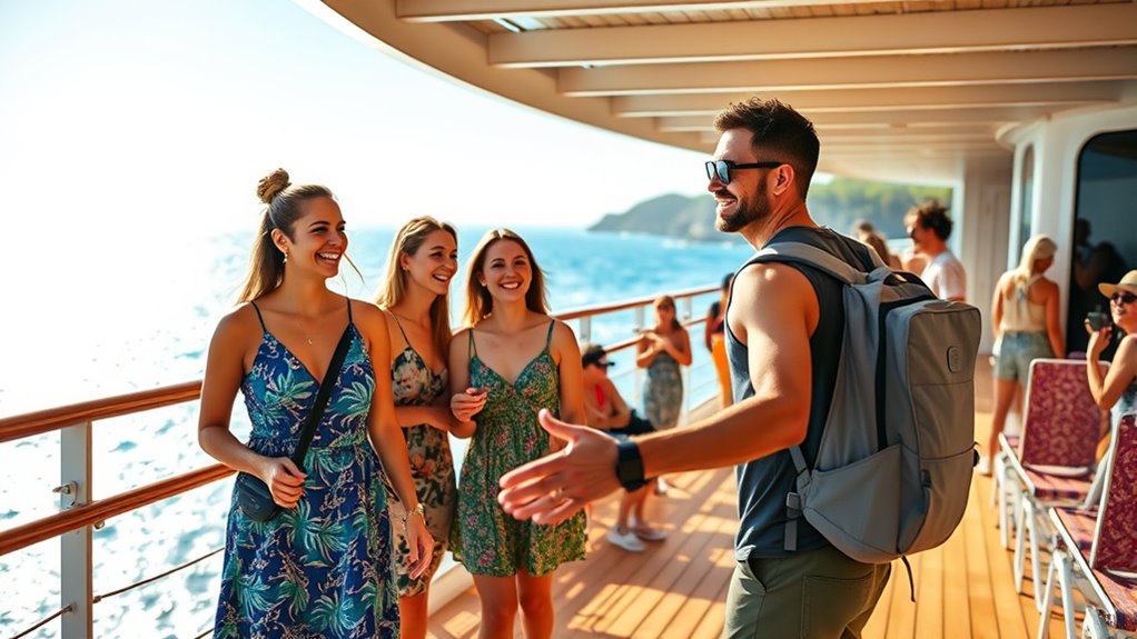 building friendships at sea