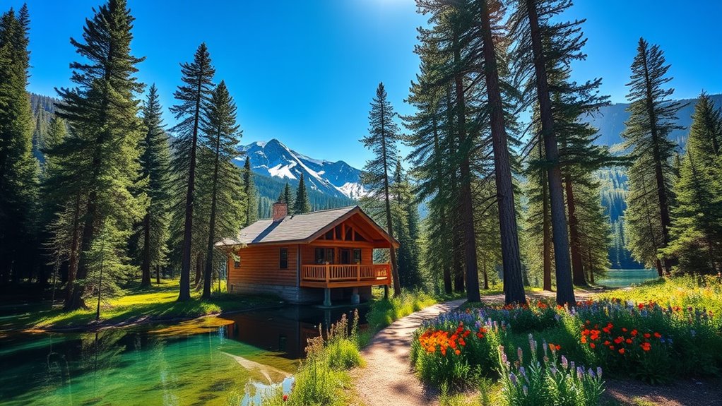 choose secluded scenic retreat