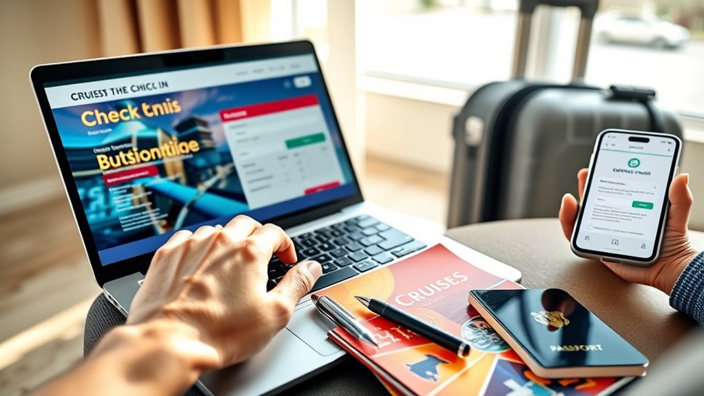 complete online check in early