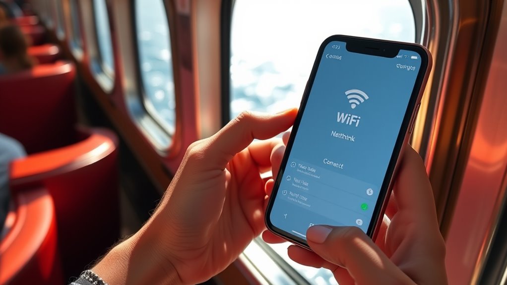 connecting to ship wifi