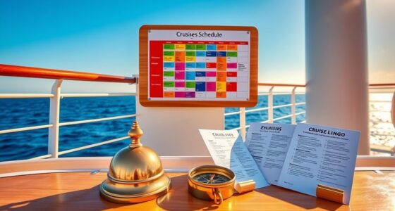 cruise daily schedule glossary